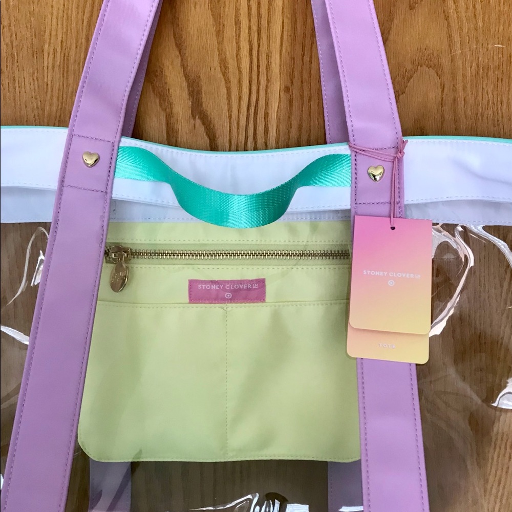 Stoney Clover Lane X Target Clear Beach Tote Bag NEW - Picture 8 of 8
